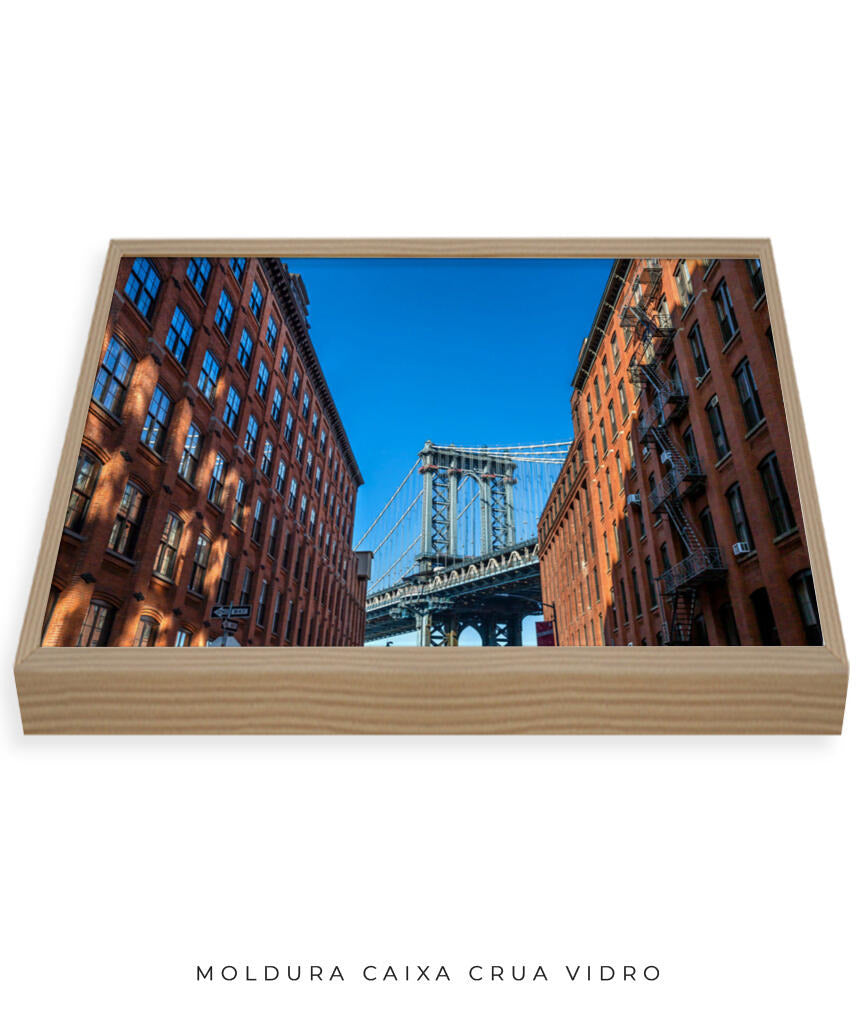 Quadro Decorativo Nova York - Prédios e Ponte