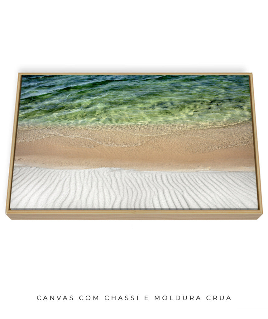 Quadro Decorativo Lençóis Maranhenses - Areia e Águas Claras - Horizontal