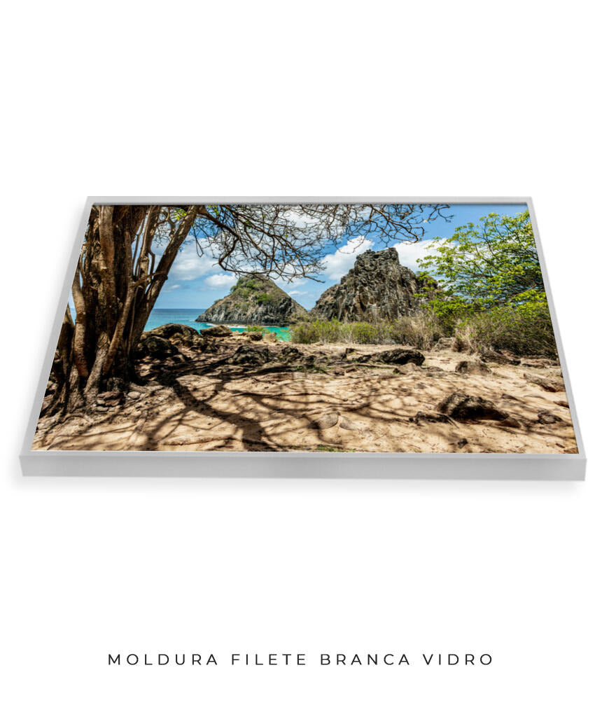 Quadro Decorativo Noronha - Morro Dois Irmãos - Horizontal