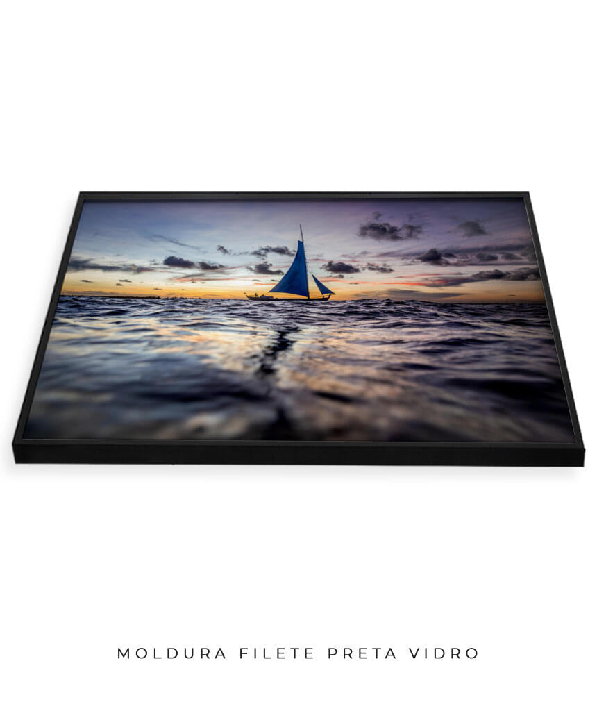 Quadro Decorativo Pôr do Sol - Crespúsculo
