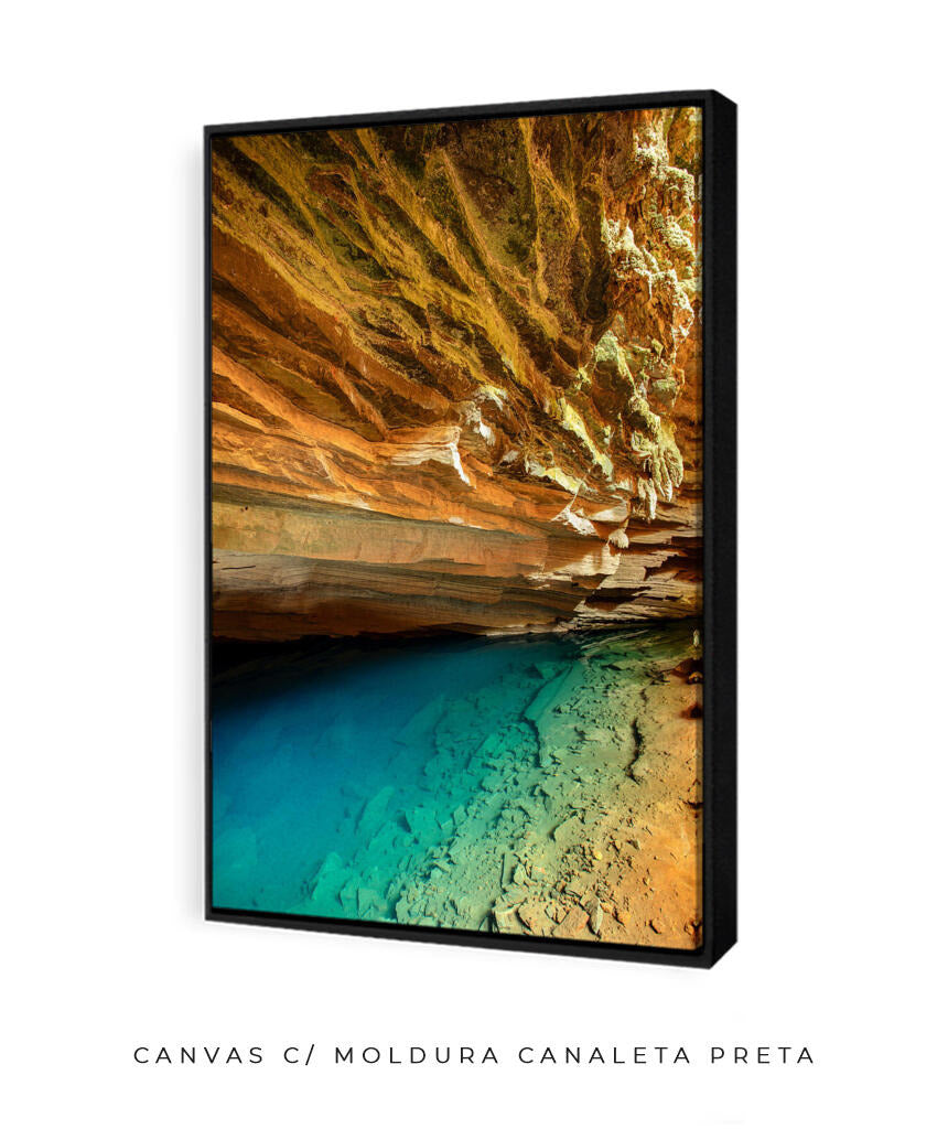 Quadro Decorativo Chapada Diamantina - Gruta Azul