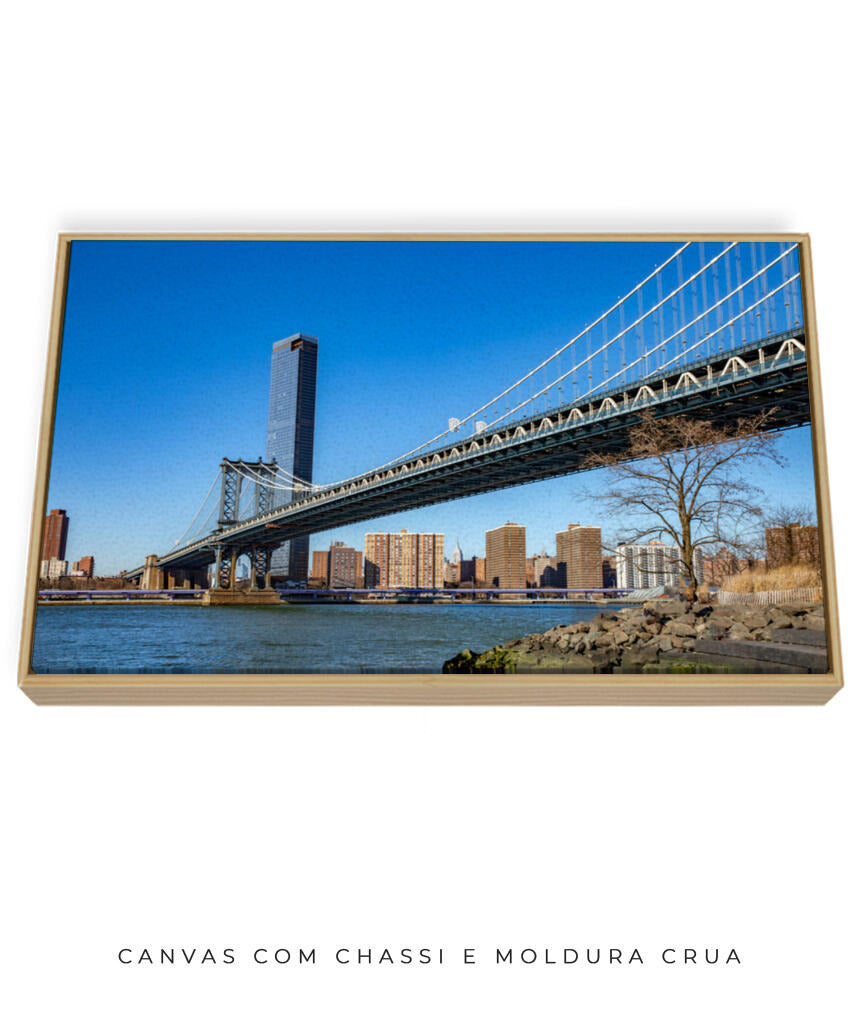 Quadro Decorativo Nova York - Ponte Urbana