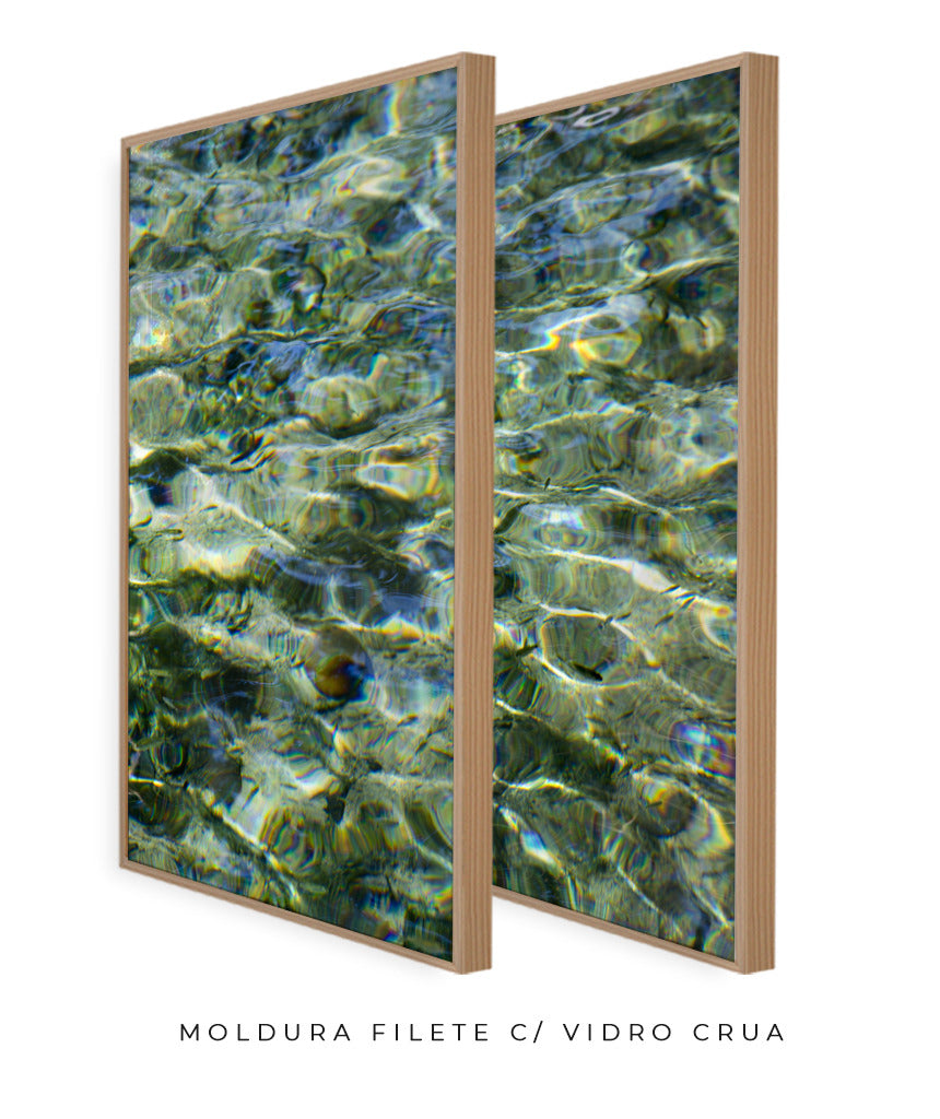 Quadro Decorativo textura - Mares - Dupla