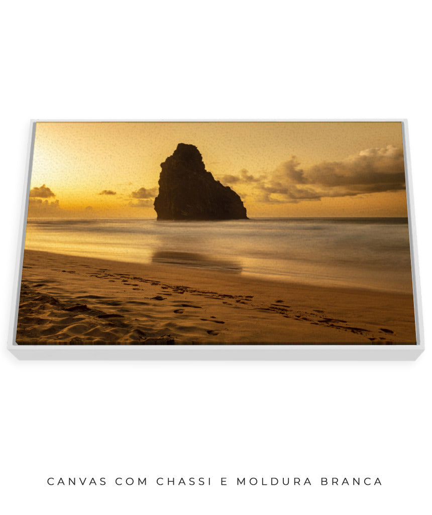 Quadro Decorativo Praia e Pôr do Sol - Horizontal