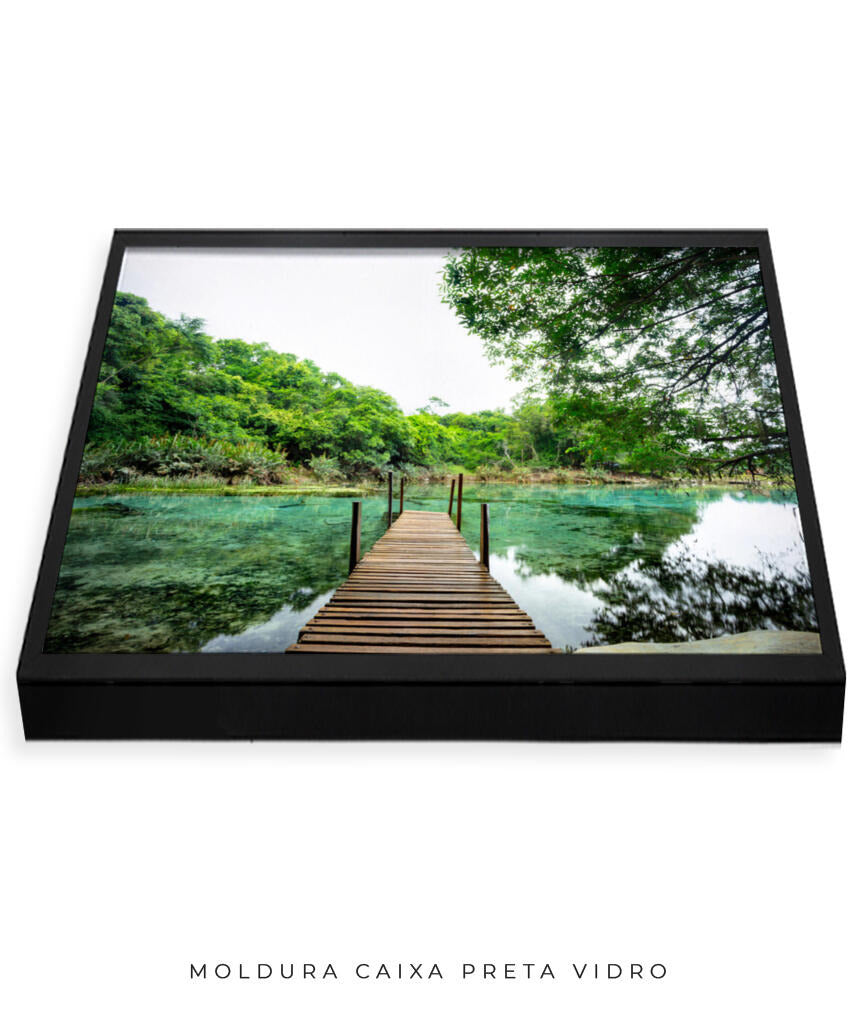 Quadro Decorativo Chapada Diamantina - Ponte para o Paraíso Horizontal