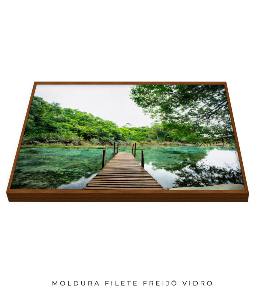 Quadro Decorativo Chapada Diamantina - Ponte para o Paraíso Horizontal