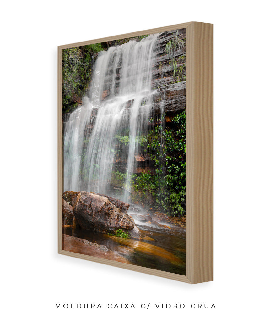 Quadro Decorativo Cachoeira Vertical