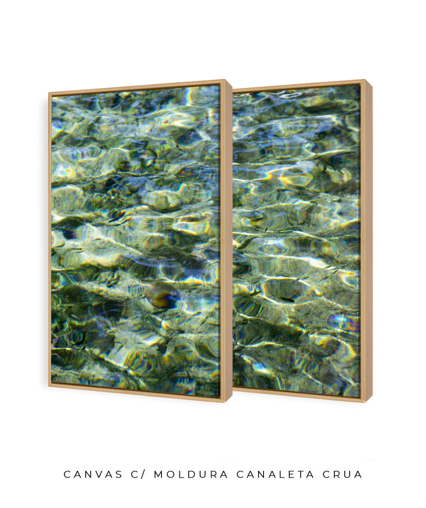 Quadro Decorativo textura - Mares - Dupla