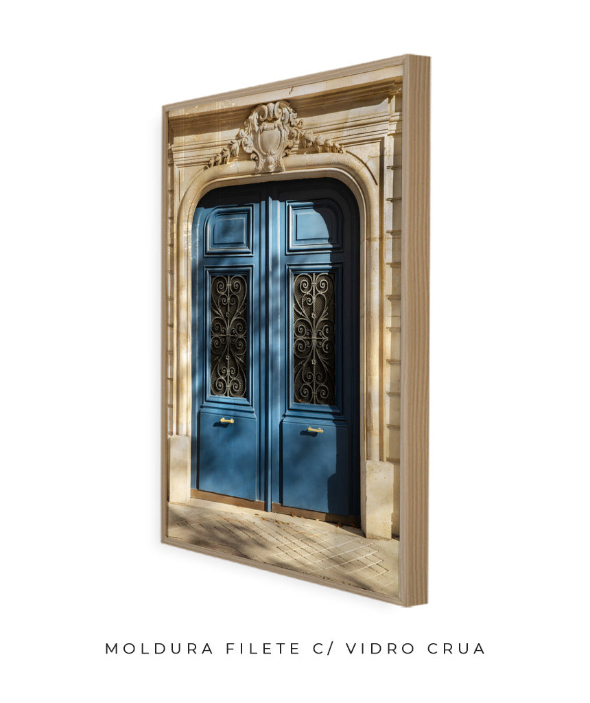 Quadro Decorativo Portais - Porta azul