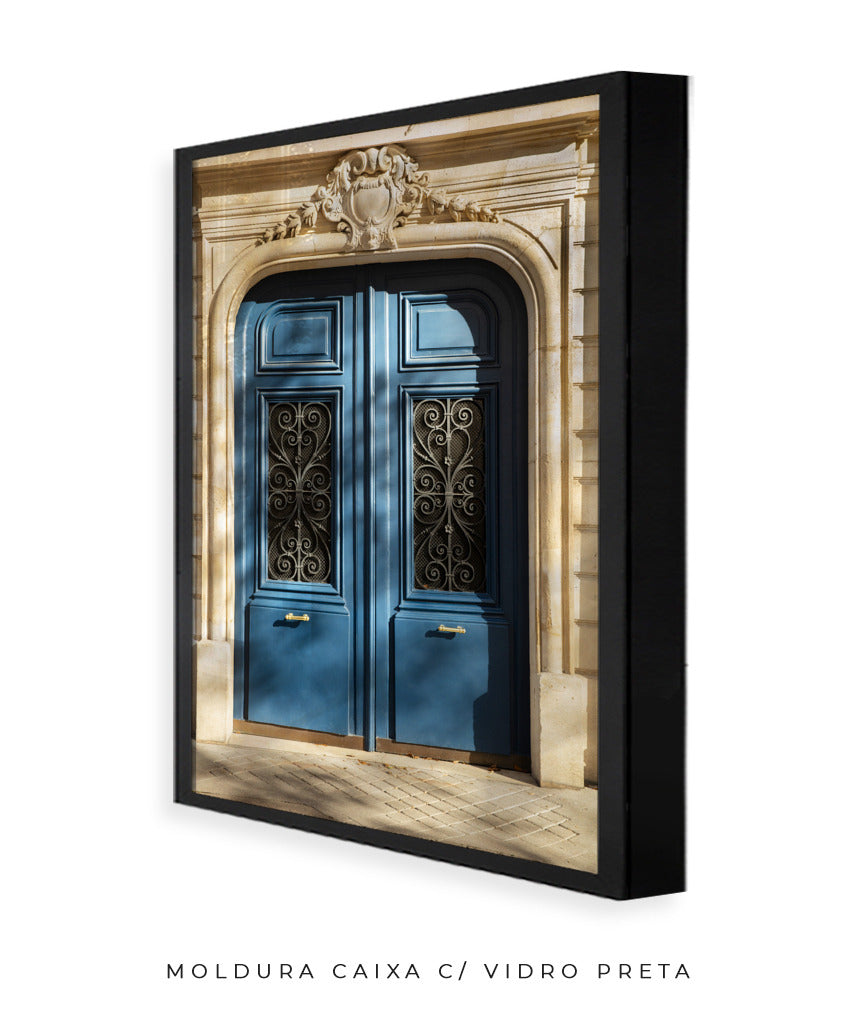 Quadro Decorativo Portais - Porta azul