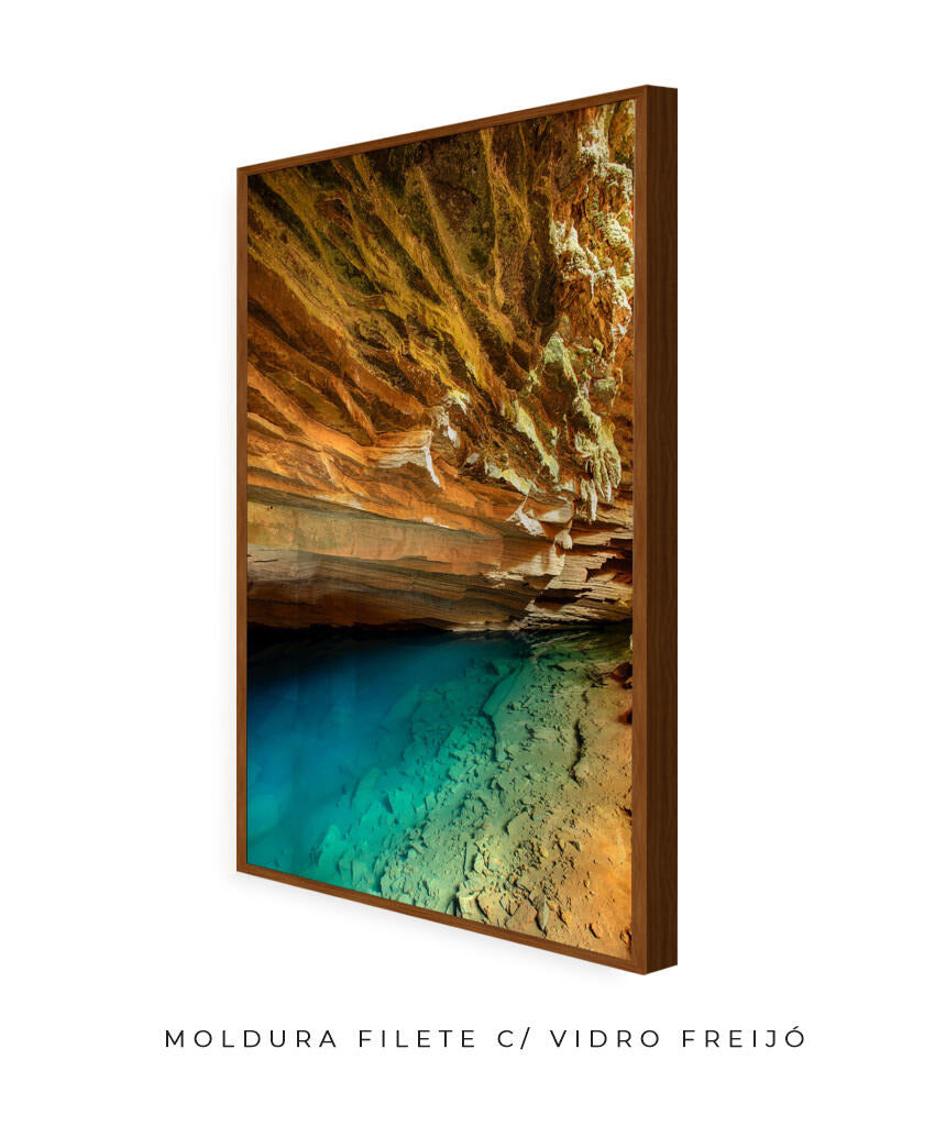 Quadro Decorativo Chapada Diamantina - Gruta Azul