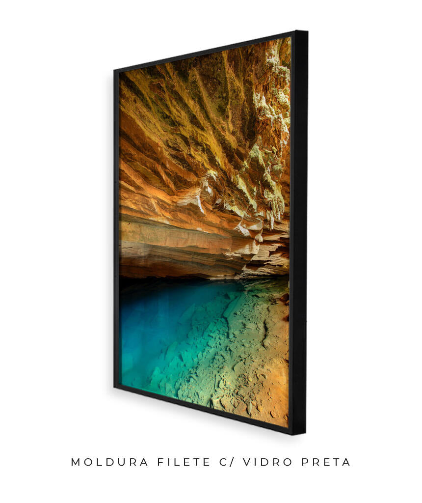 Quadro Decorativo Chapada Diamantina - Gruta Azul