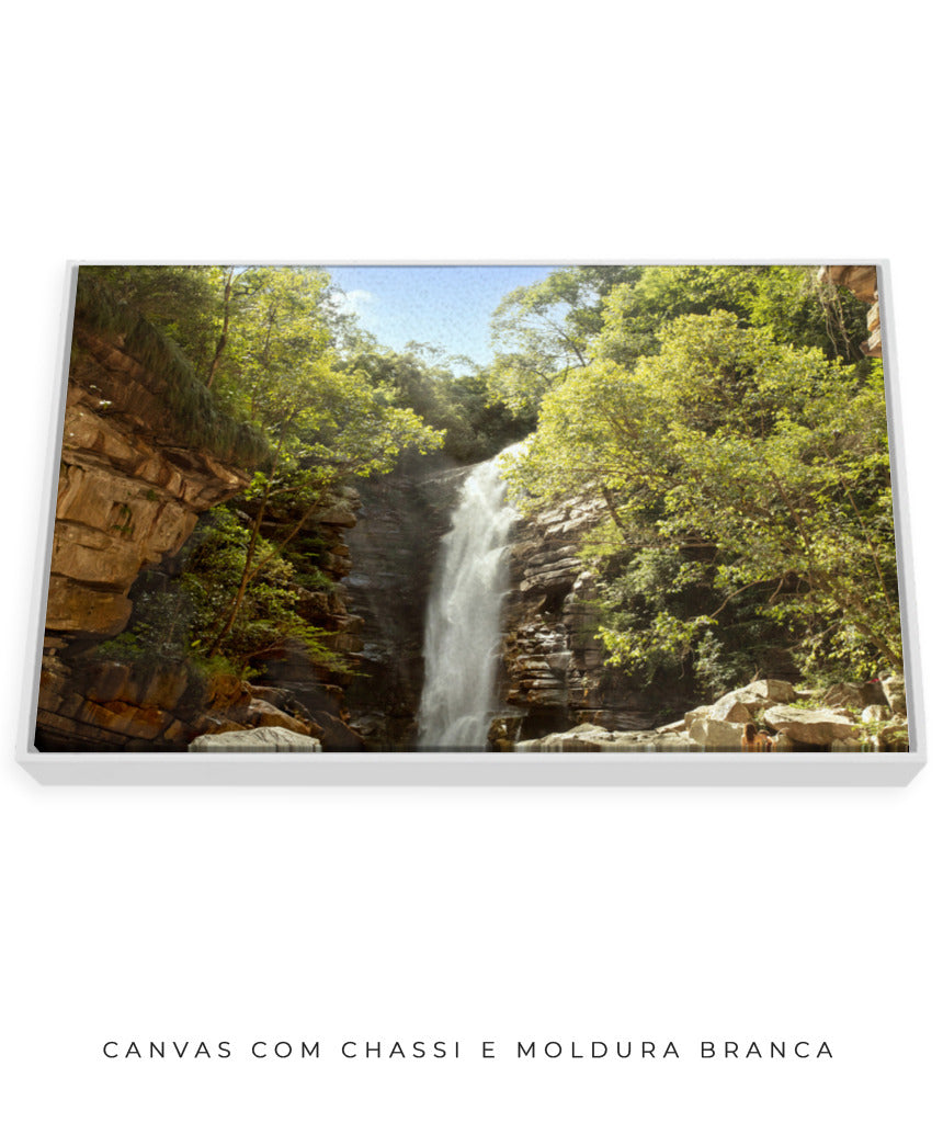 Quadro Decorativo Horizontal Cachoeira