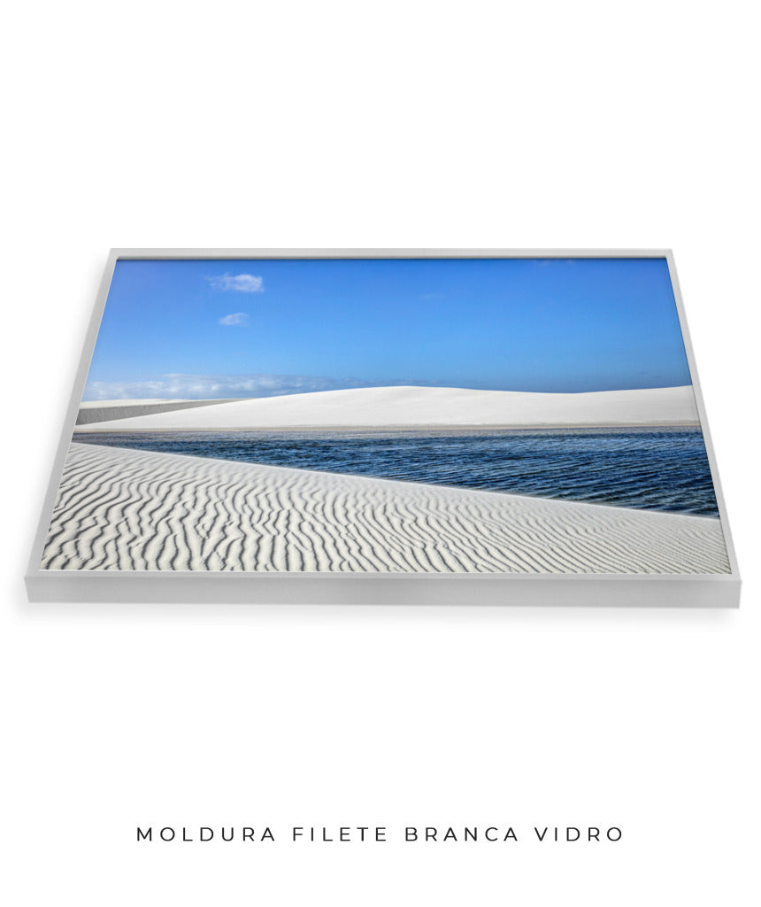 Quadro Decorativo Lençóis Maranhenses - Horizontal