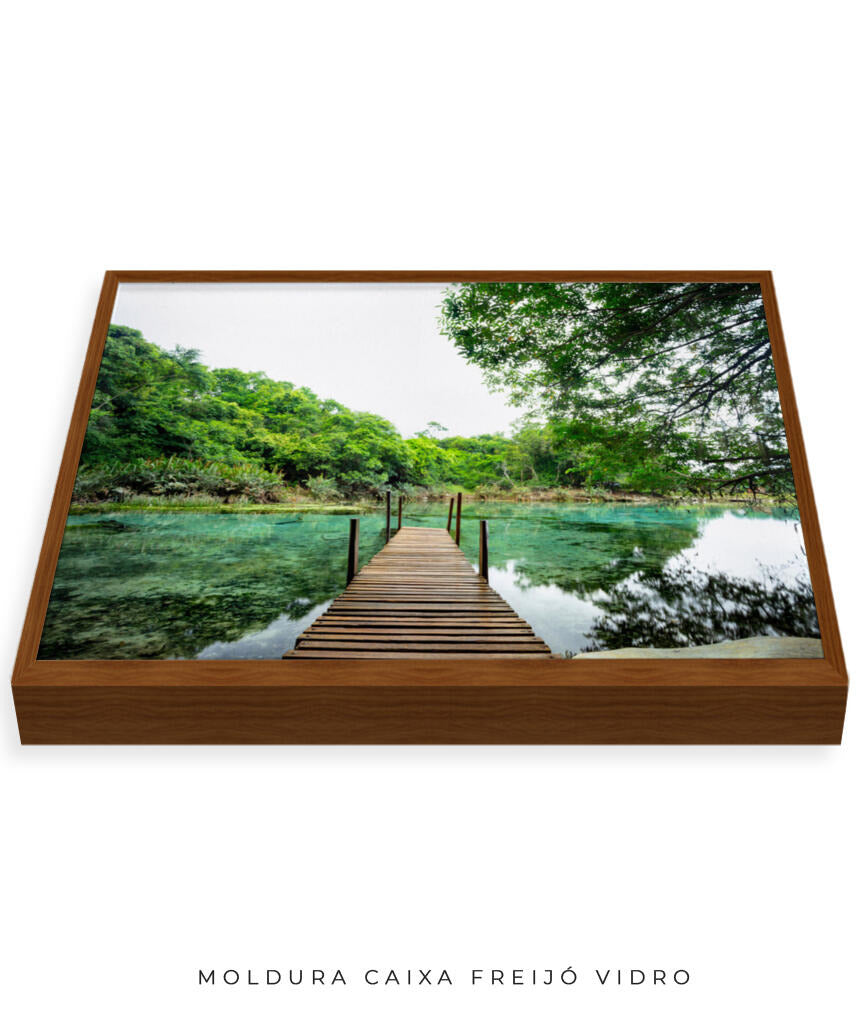 Quadro Decorativo Chapada Diamantina - Ponte para o Paraíso Horizontal