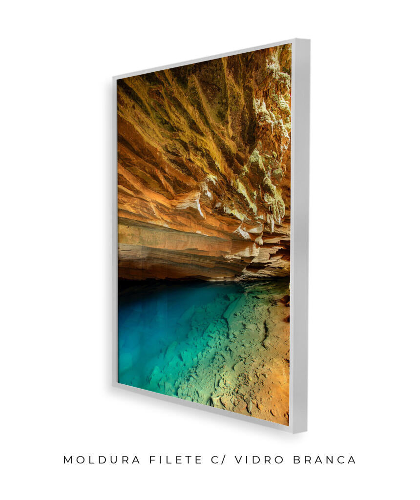 Quadro Decorativo Chapada Diamantina - Gruta Azul