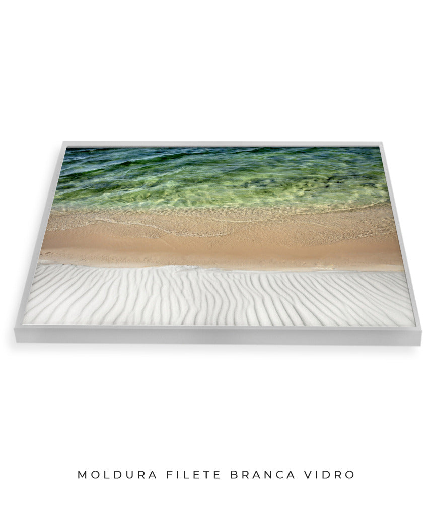 Quadro Decorativo Lençóis Maranhenses - Areia e Águas Claras - Horizontal