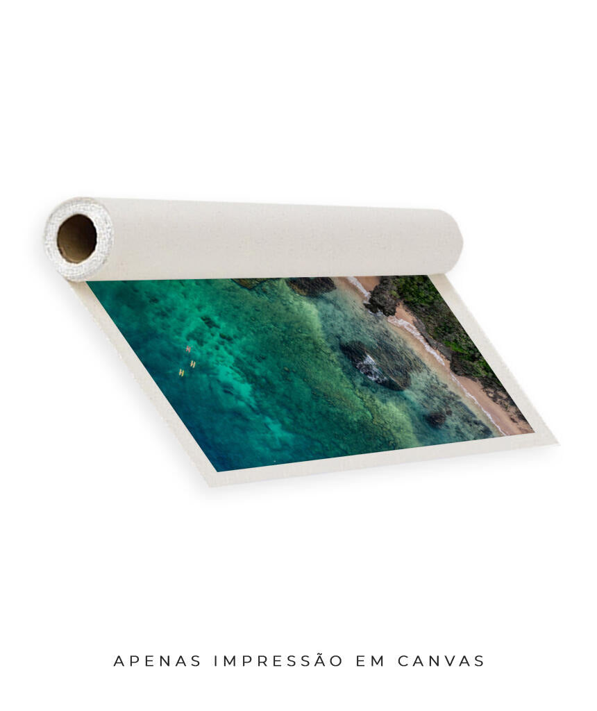 Quadro Decorativo Praia e Mar Noronha - Praia e Rochas