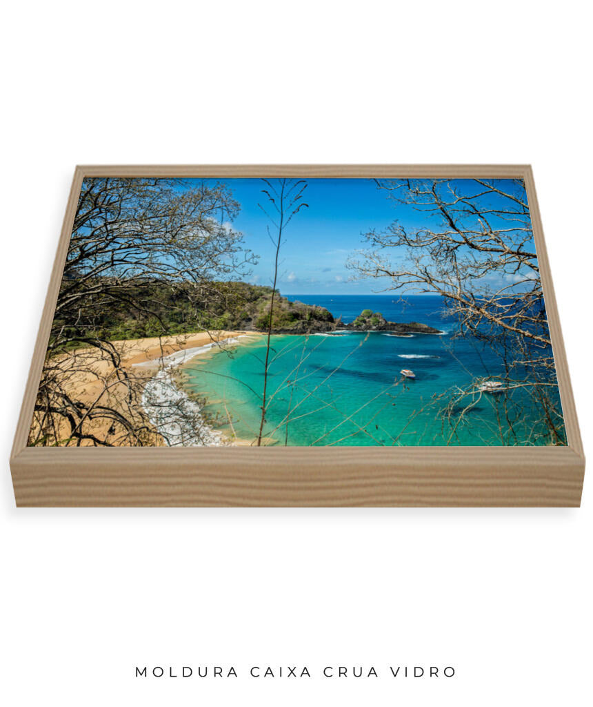 Quadro Decorativo Praia e Mar Noronha - Praia verde