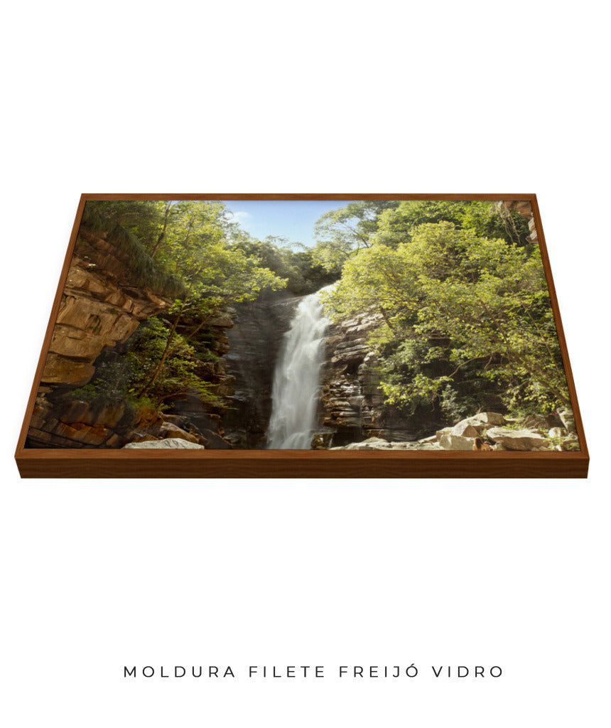 Quadro Decorativo Horizontal Cachoeira