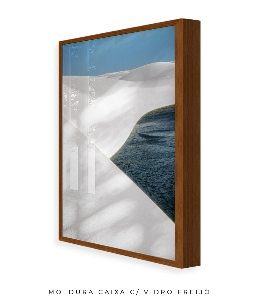 Quadro Decorativo Lençóis Maranhenses com Areia Branca