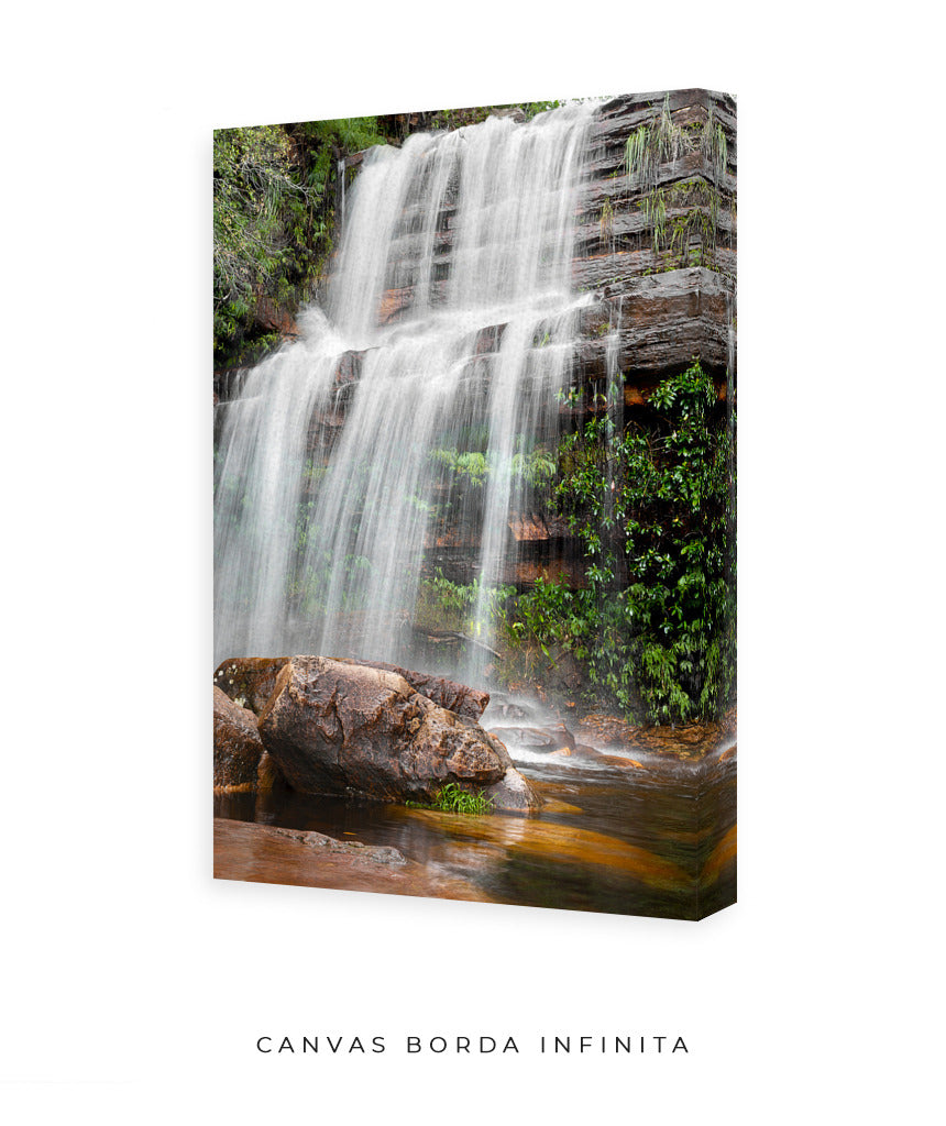 Quadro Decorativo Cachoeira Vertical