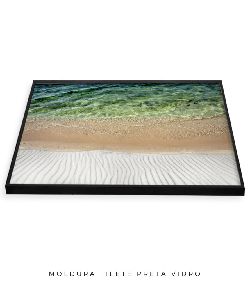 Quadro Decorativo Lençóis Maranhenses - Areia e Águas Claras - Horizontal