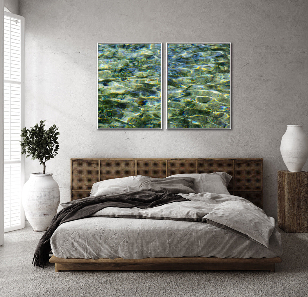Quadro Decorativo textura - Mares - Dupla