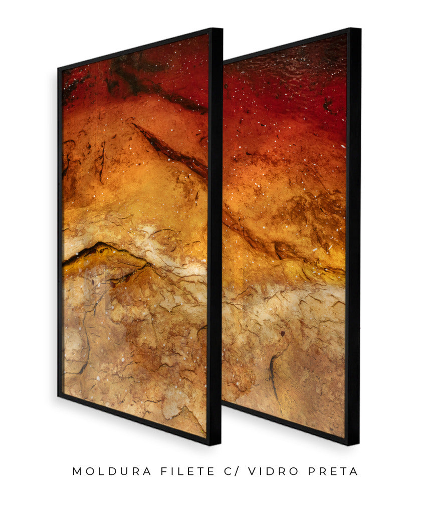 Quadro Decorativo Texturas - Marmores - Dupla