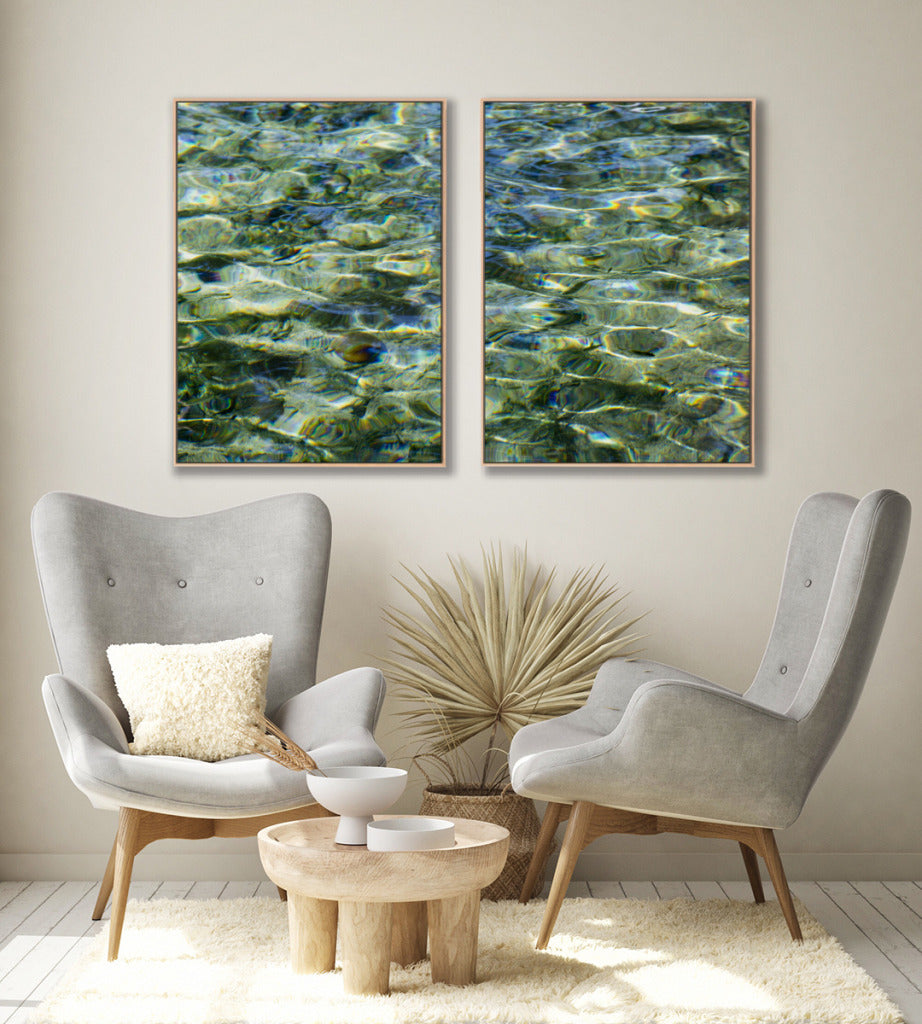 Quadro Decorativo textura - Mares - Dupla