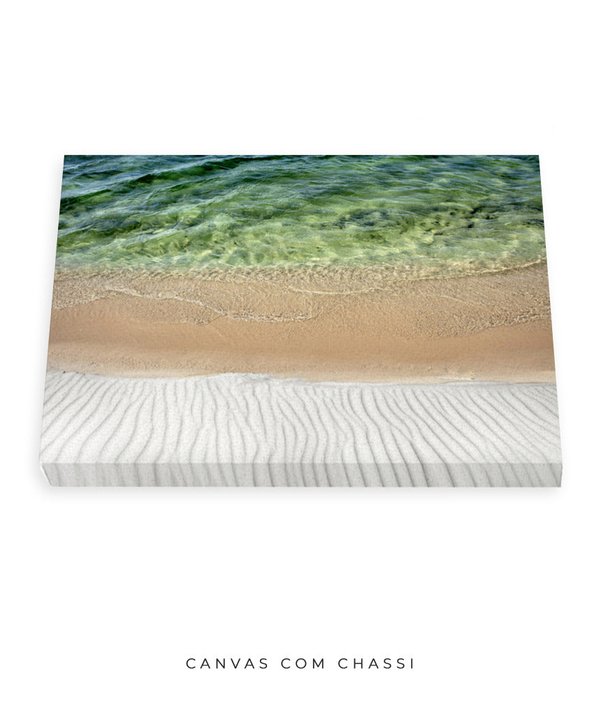 Quadro Decorativo Lençóis Maranhenses - Areia e Águas Claras - Horizontal