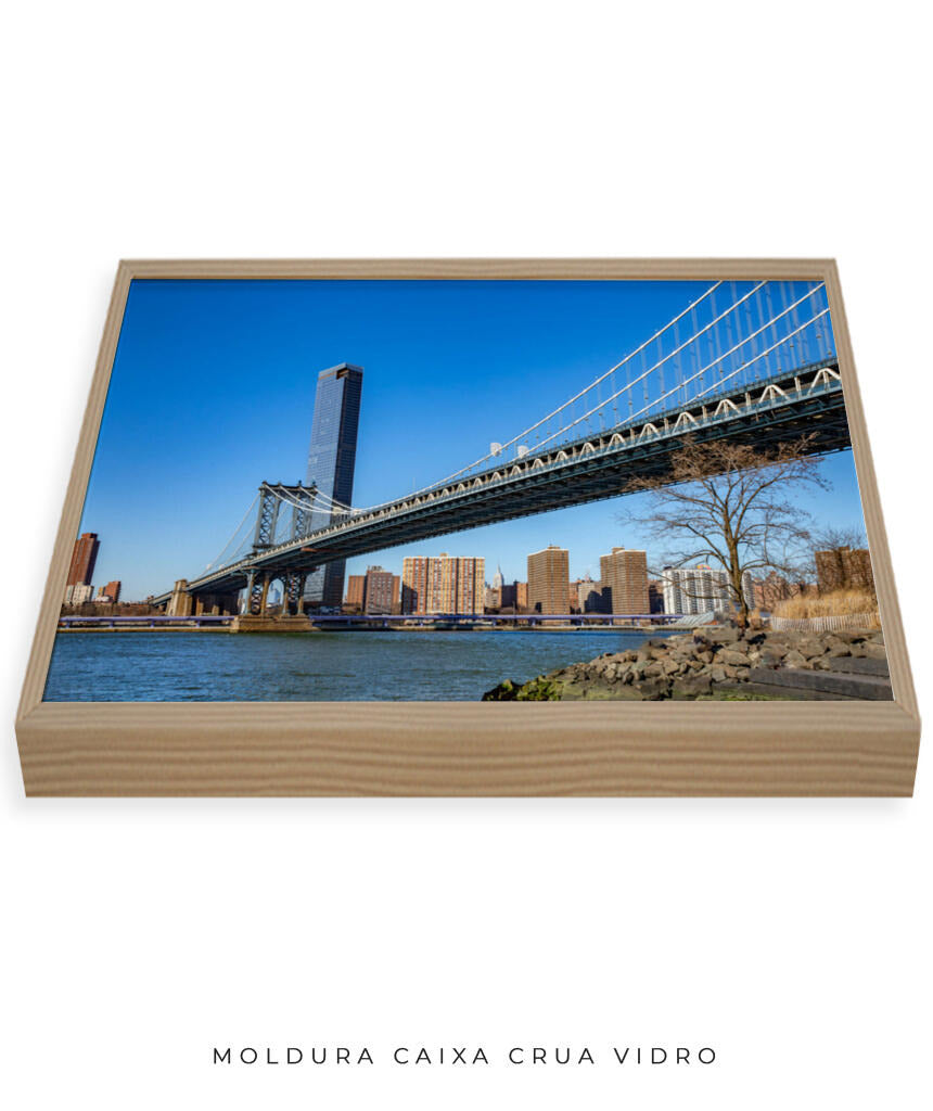 Quadro Decorativo Nova York - Ponte Urbana