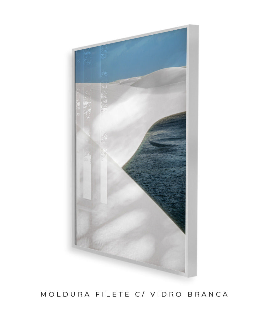 Quadro Decorativo Lençóis Maranhenses com Areia Branca