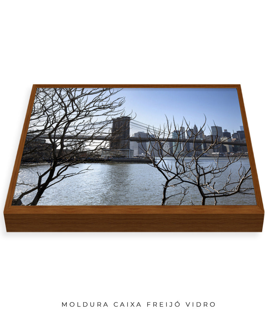 Quadro Decorativo Lago de Nova York - Horizontal