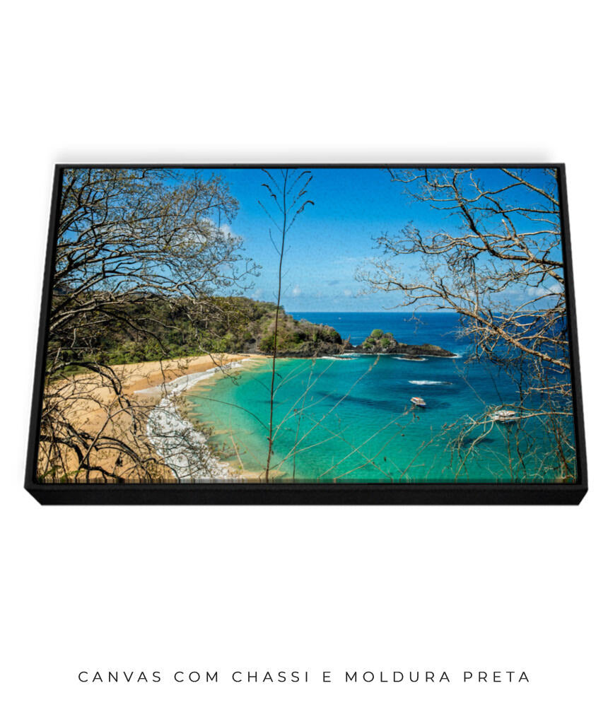 Quadro Decorativo Praia e Mar Noronha - Praia verde