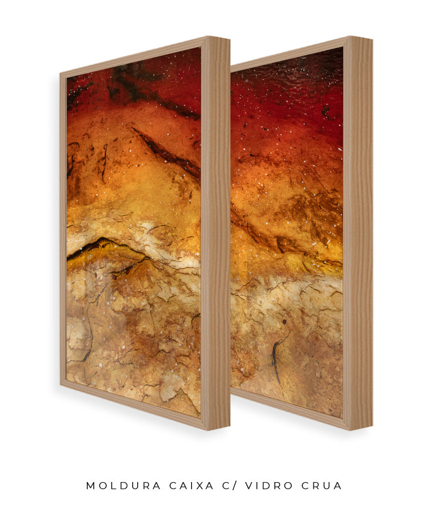 Quadro Decorativo Texturas - Marmores - Dupla