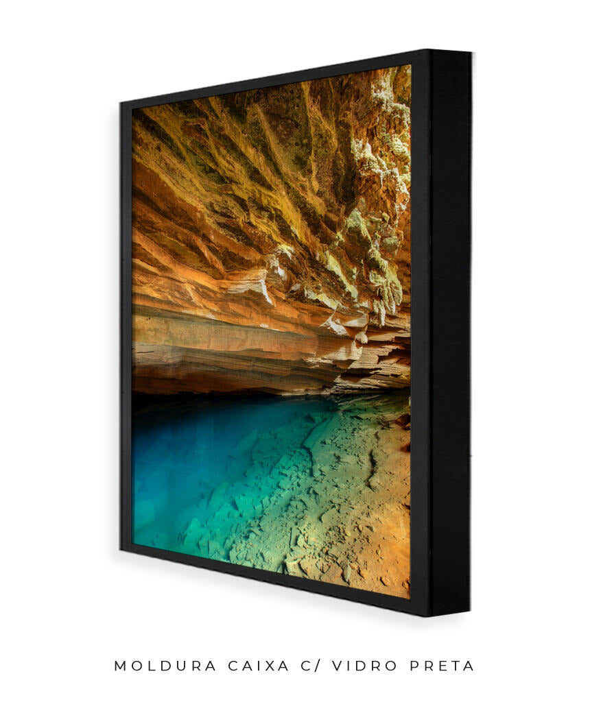 Quadro Decorativo Chapada Diamantina - Gruta Azul