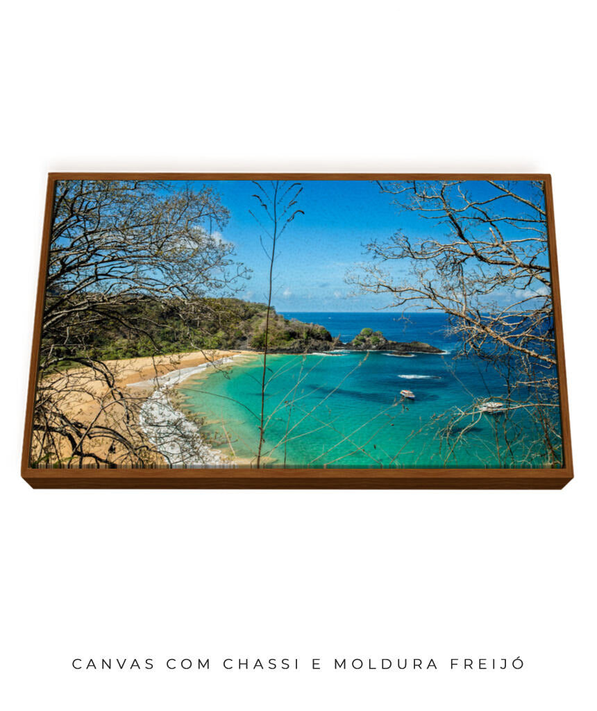 Quadro Decorativo Praia e Mar Noronha - Praia verde
