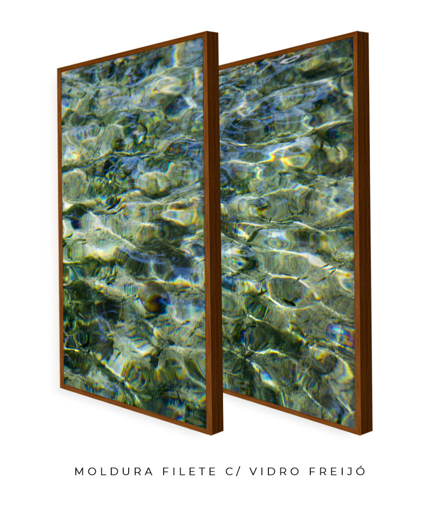 Quadro Decorativo textura - Mares - Dupla