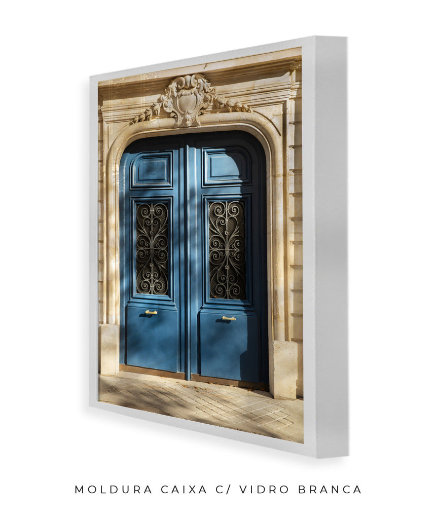 Quadro Decorativo Portais - Porta azul