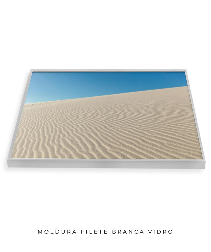Quadro Decorativo Lençóis Maranhenses - Areia Branca