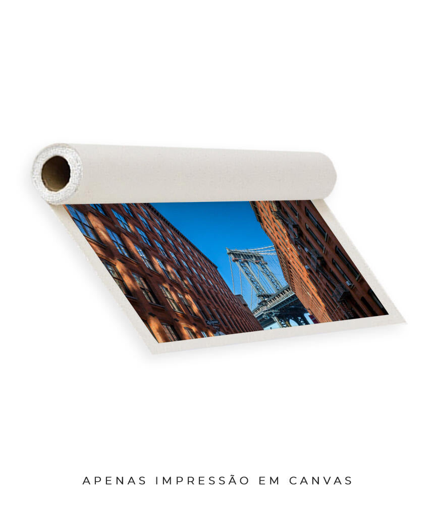 Quadro Decorativo Nova York - Prédios e Ponte