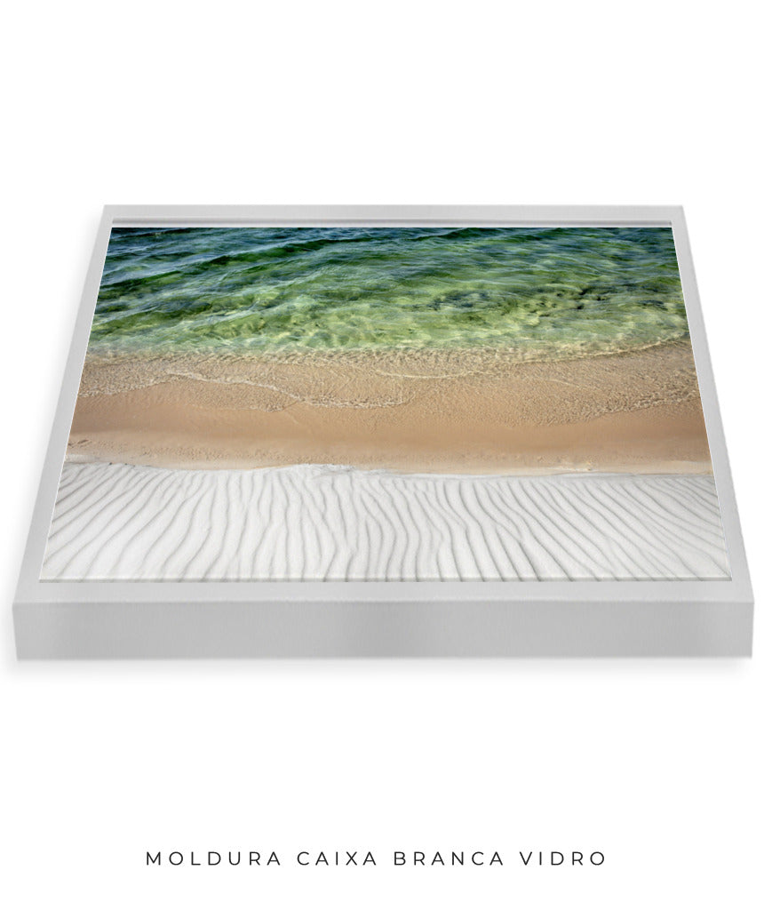 Quadro Decorativo Lençóis Maranhenses - Areia e Águas Claras - Horizontal