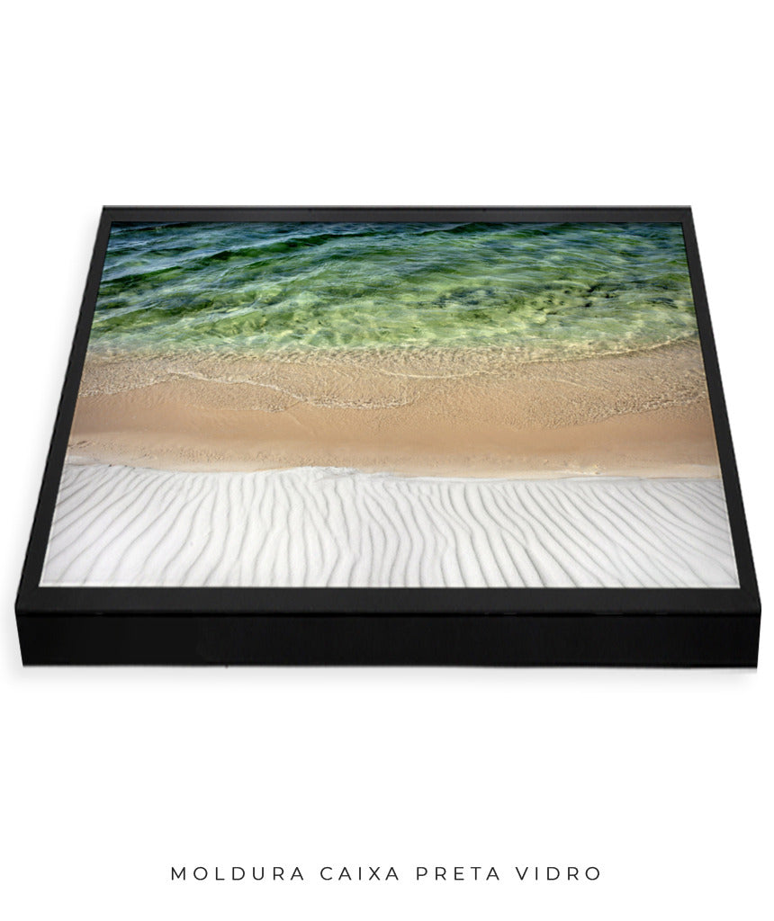 Quadro Decorativo Lençóis Maranhenses - Areia e Águas Claras - Horizontal