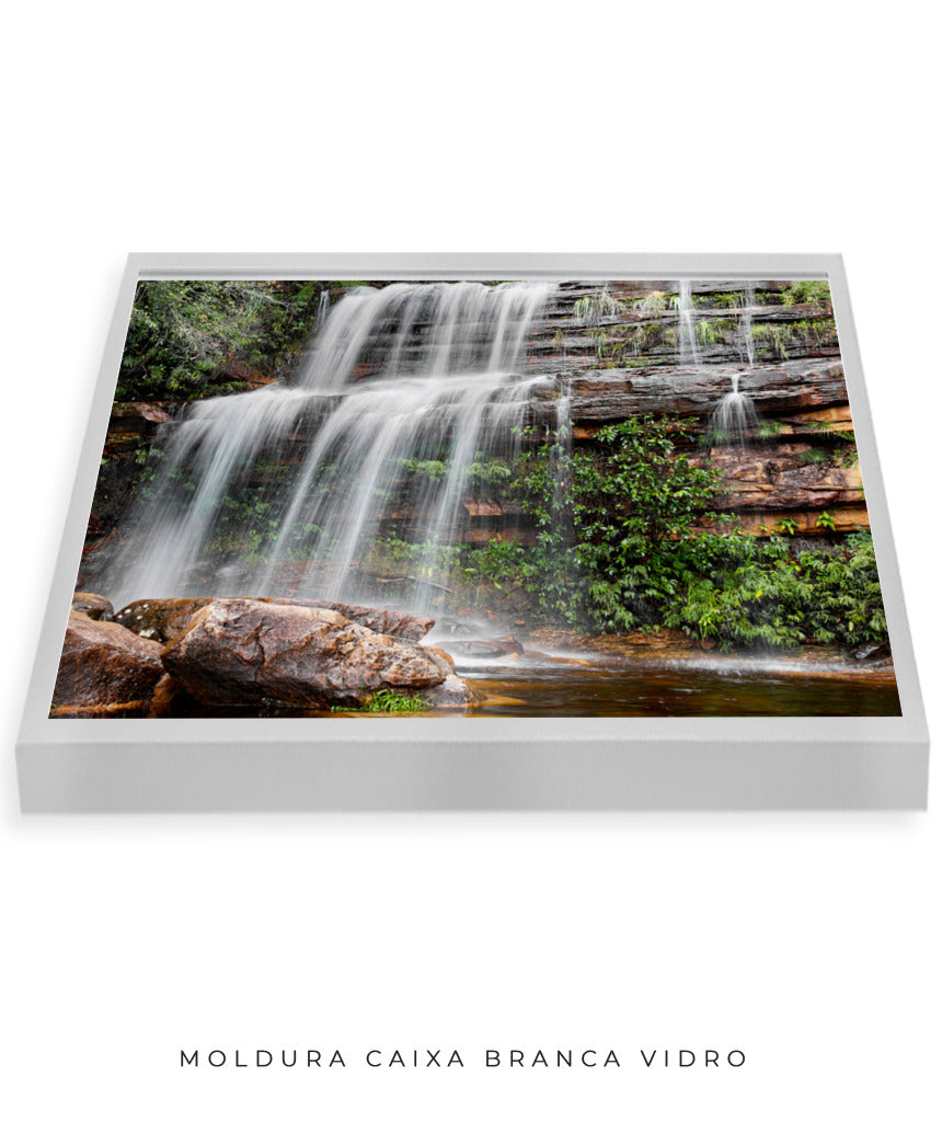 Quadro Decorativo Cachoeira Horizontal