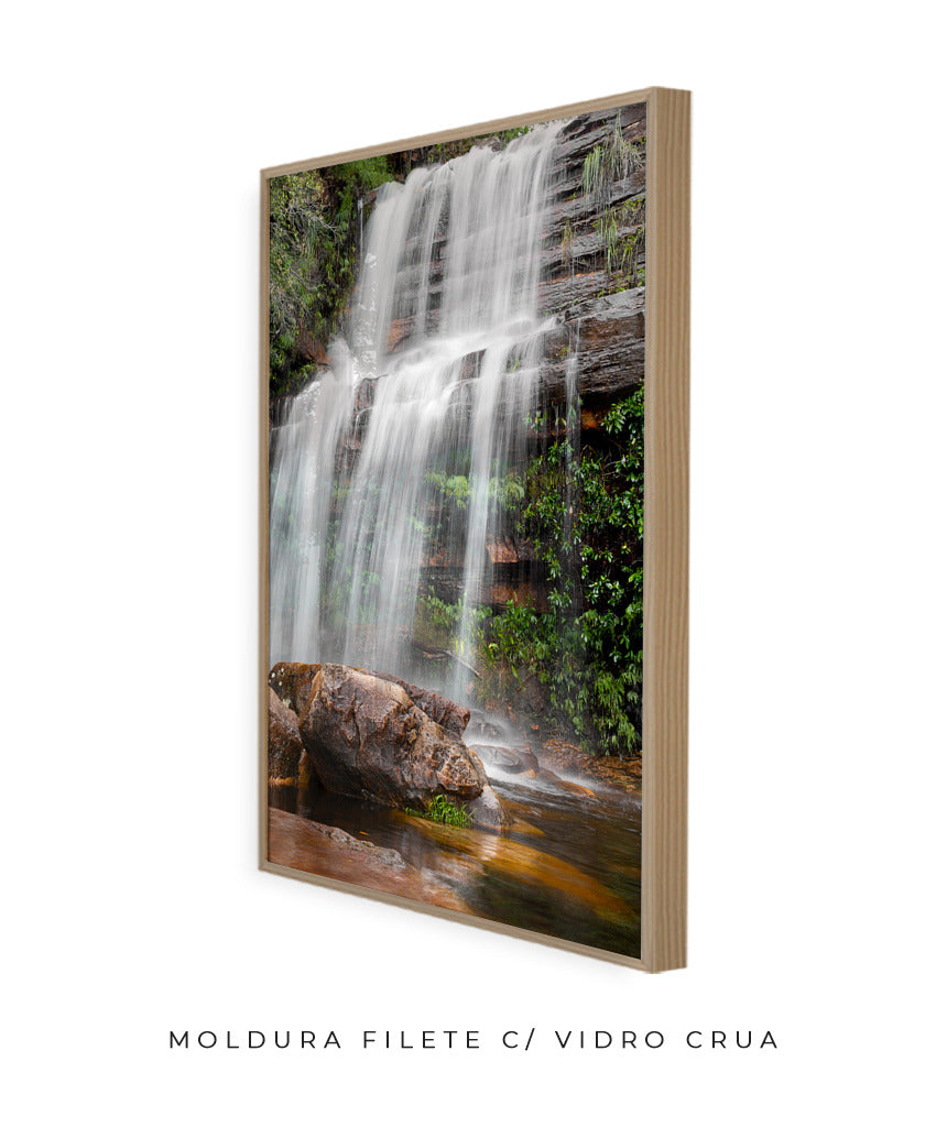 Quadro Decorativo Cachoeira Vertical