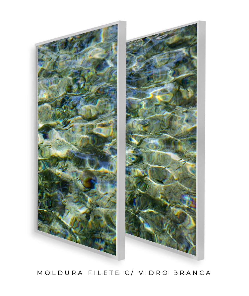 Quadro Decorativo textura - Mares - Dupla