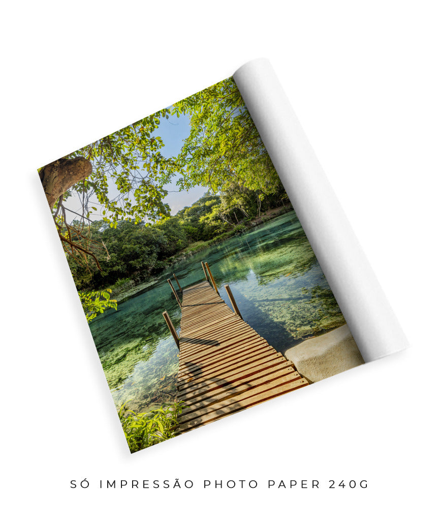 Quadro Decorativo Chapada Diamantina - Ponte para Paraíso-Vertical