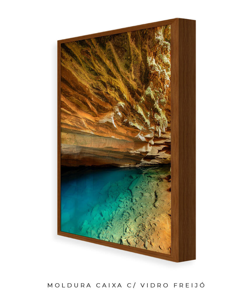 Quadro Decorativo Chapada Diamantina - Gruta Azul