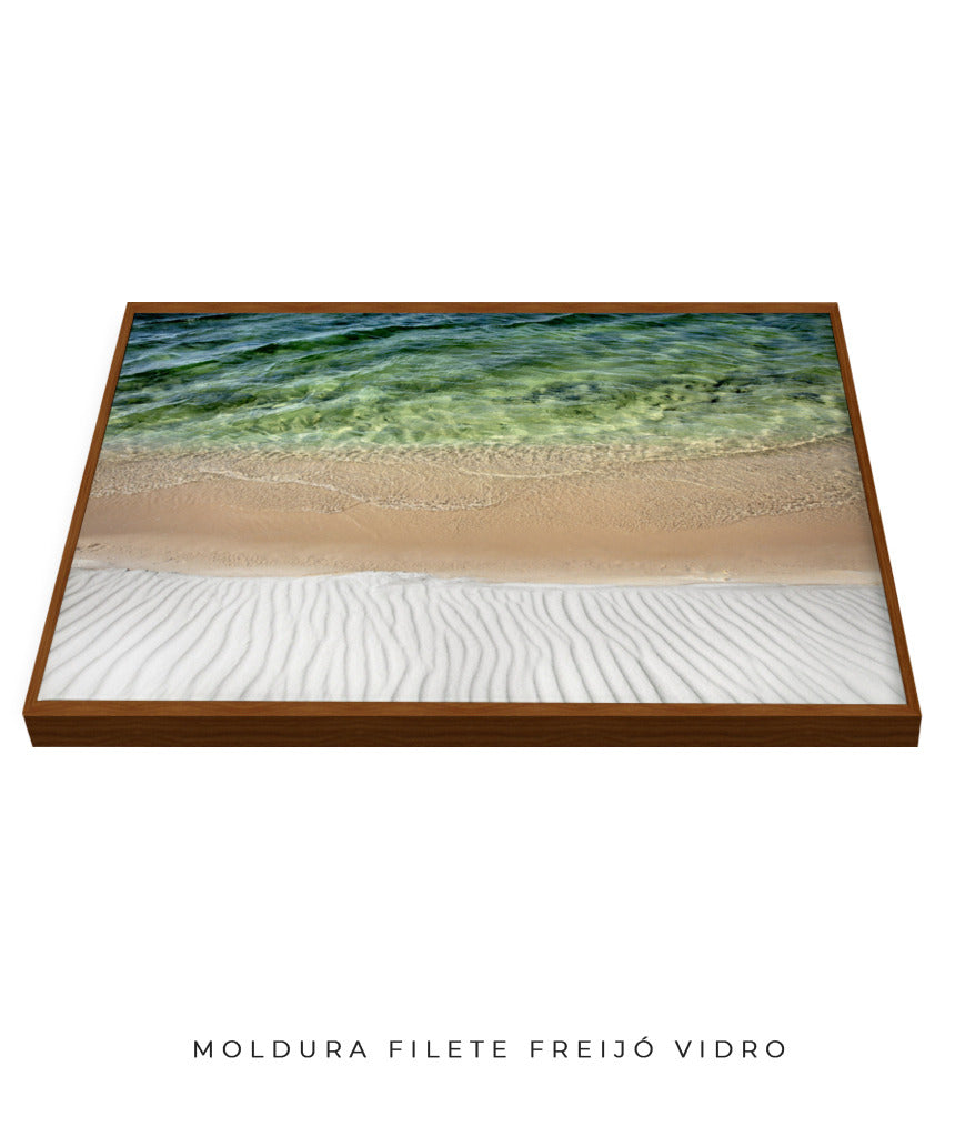 Quadro Decorativo Lençóis Maranhenses - Areia e Águas Claras - Horizontal